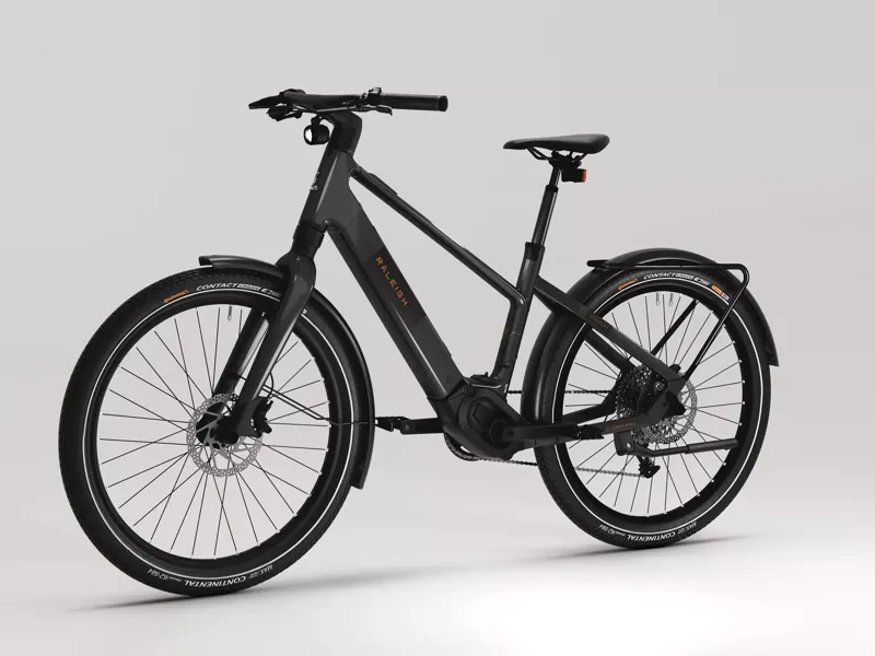 Raleigh Hockley Crossbar Electric Bike in Black-1