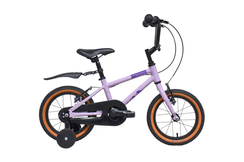Raleigh Pop 14 Kids Bike in Purple-1