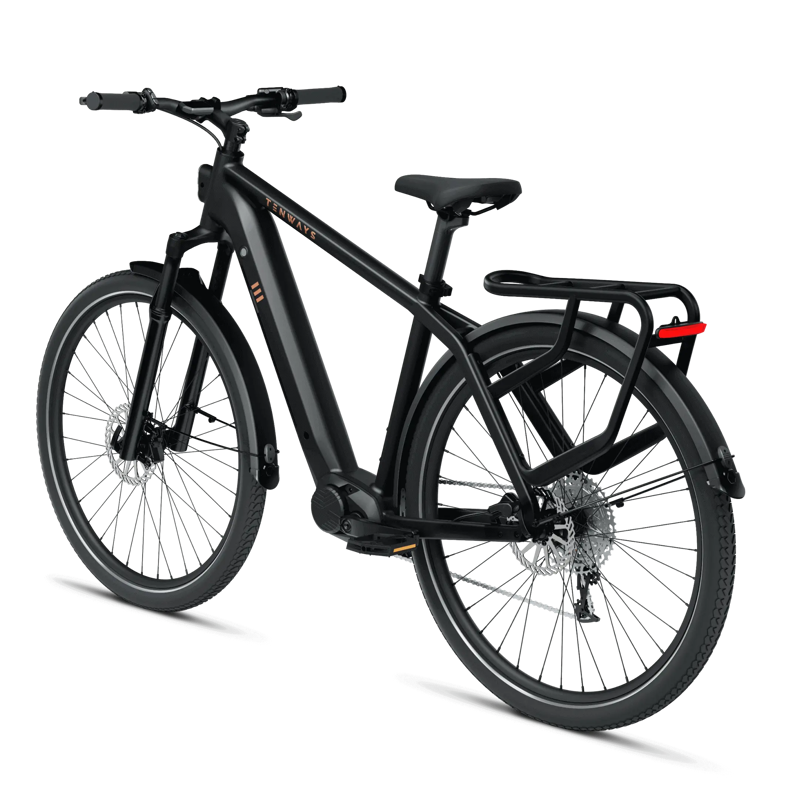 Tenways AGO X Hybrid eBike in Midnight Black-2
