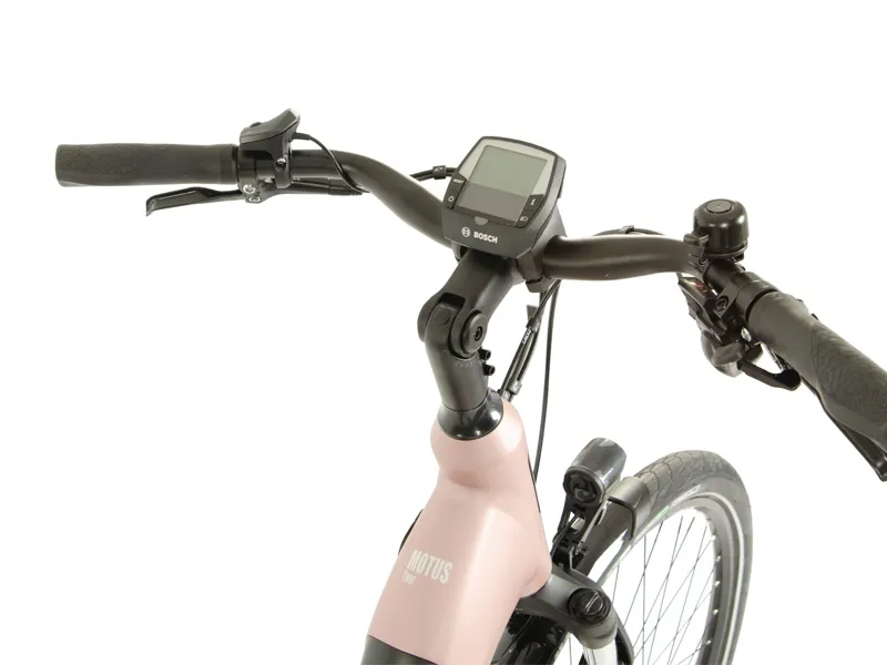 Raleigh Motus Tour Lowstep Derauiller Electric Bike in Pink-4