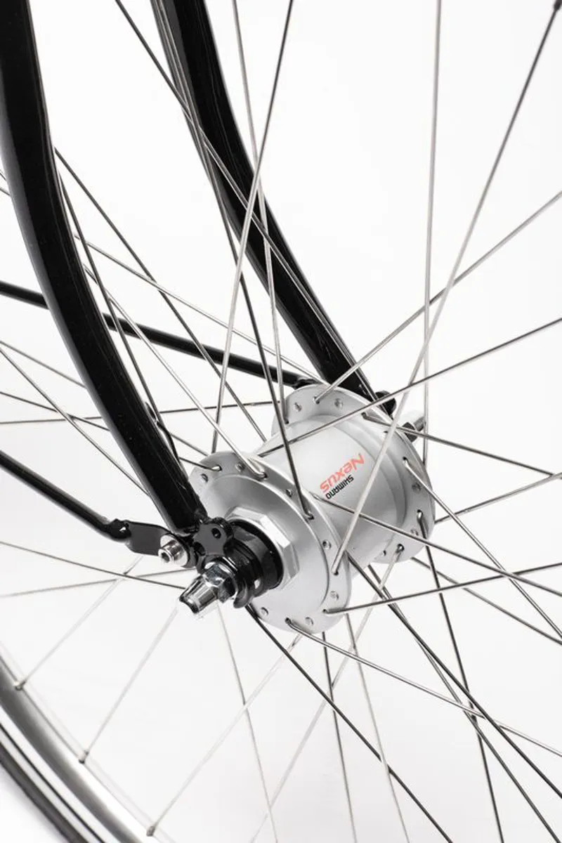 Pelago Bristol 7 Speed Hub Urban City Bike in Black-4