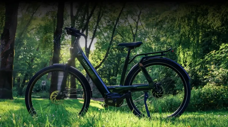 Tenways AGO T Hybrid eBike in Jungle Green-10