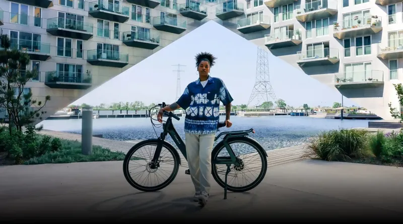 Tenways AGO T Hybrid eBike in Pearl White-12