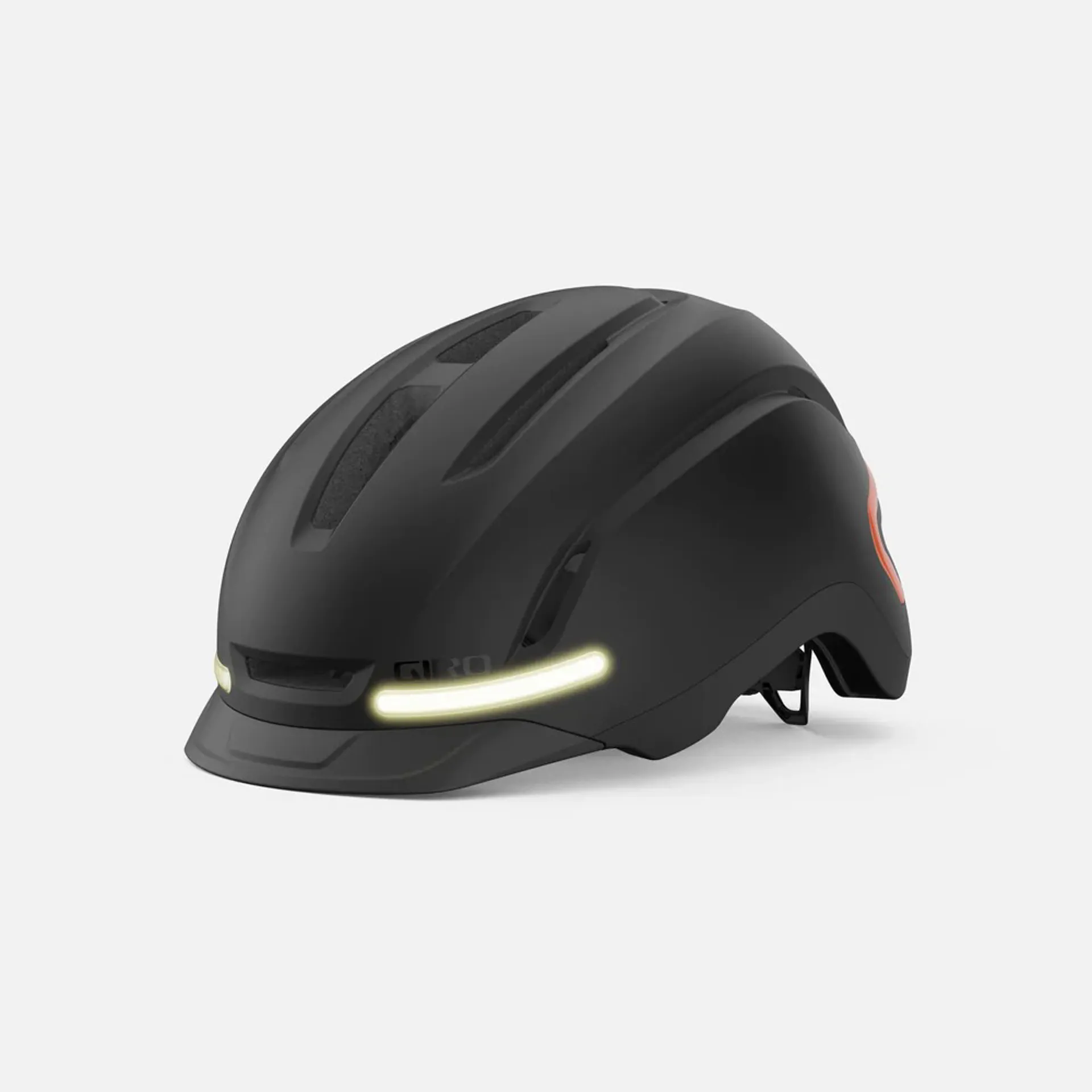 Giro Ethos MIPS LED Urban Helmet in Matte Black with Turn Signals