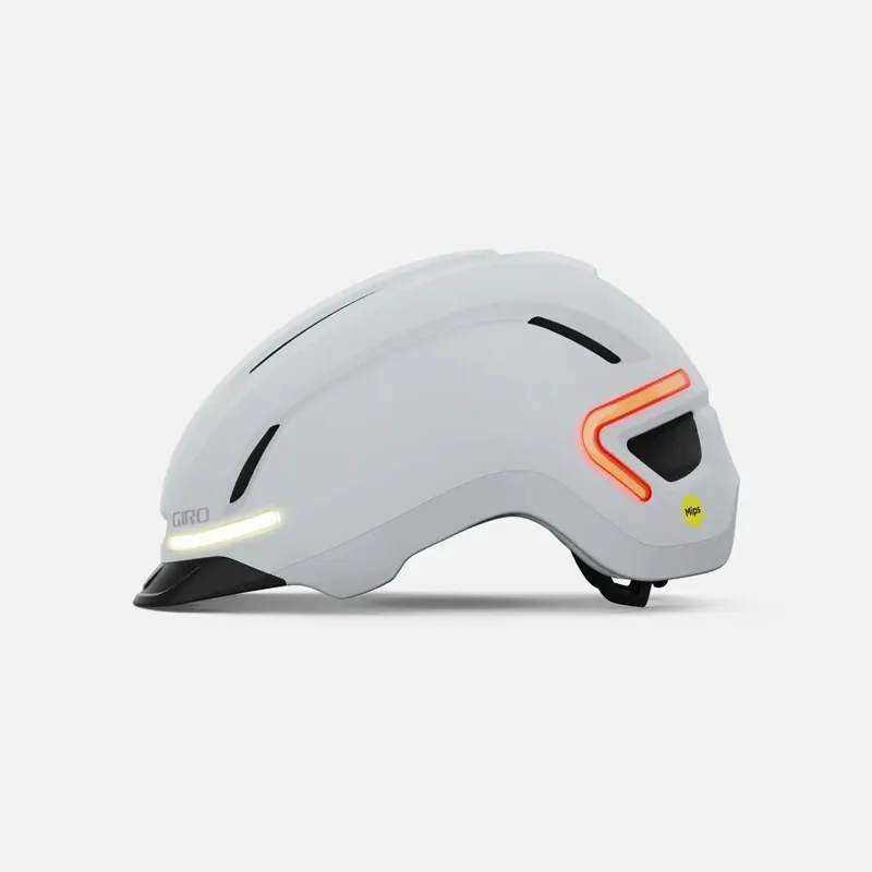Giro Ethos MIPS LED Urban Helmet in Matte Chalk with Turn Signals-3