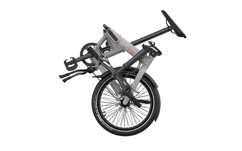 UTO PRO20 NE 20 inch Folding Bike in Satin Grey - Non Electric-2