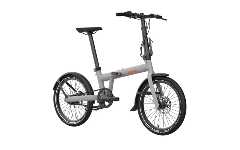 UTO PRO20 NE 20 inch Folding Bike in Satin Grey - Non Electric-3