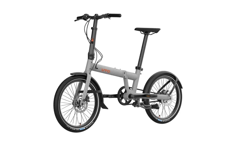 UTO PRO20 NE 20 inch Folding Bike in Satin Grey - Non Electric-5