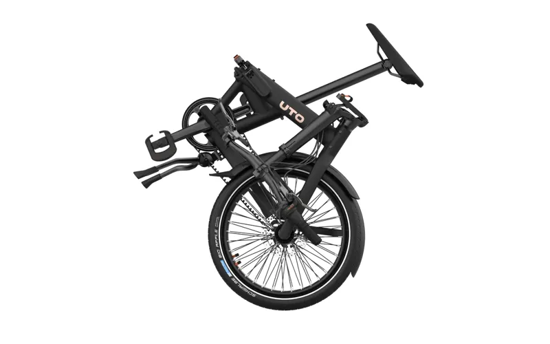 UTO PRO20 NE 20 inch Folding Bike in Black Onyx - Non Electric-2