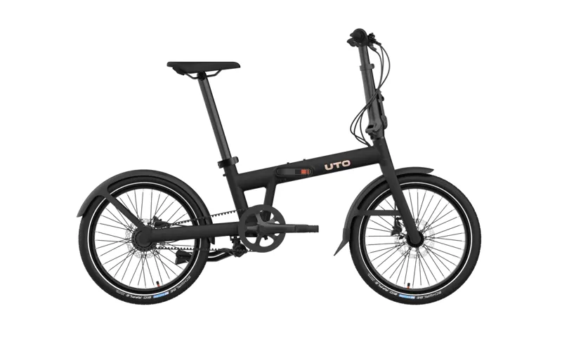 UTO PRO20 NE 20 inch Folding Bike in Black Onyx - Non Electric