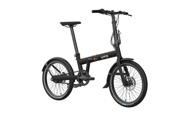 UTO PRO20 NE 20 inch Folding Bike in Black Onyx - Non Electric-3