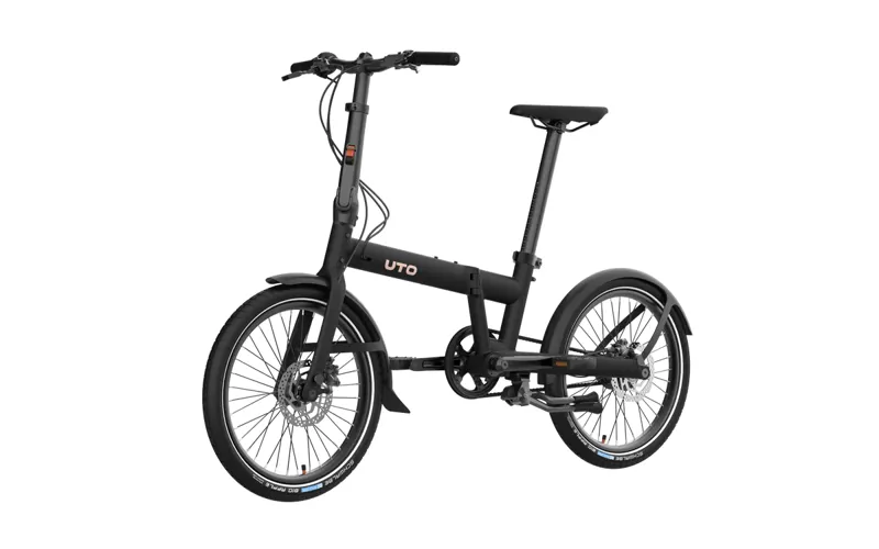 UTO PRO20 NE 20 inch Folding Bike in Black Onyx - Non Electric-5