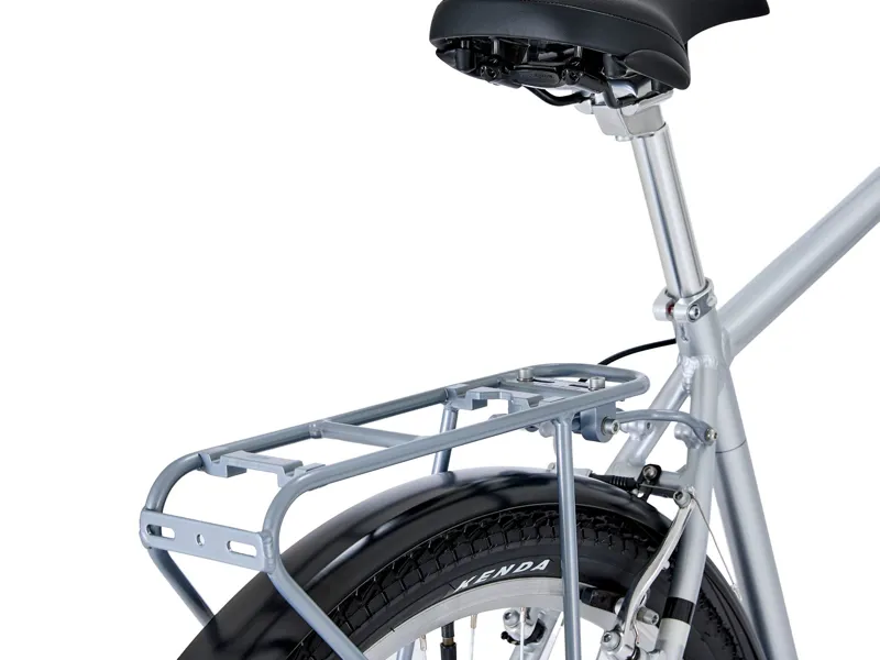 2025 Raleigh Pioneer Trail 27.5 Derailleur Lowstep Hybrid Bike in Grey-2