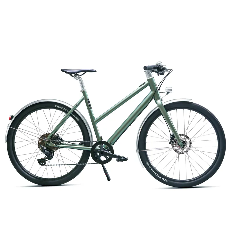 Pelago Lovisa Lightweight Electric Bike in Metallic Green