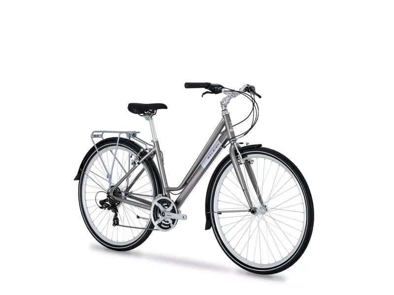 2025 Raleigh Pioneer 700 Derailleur Lowstep Hybrid Bike in Grey-1