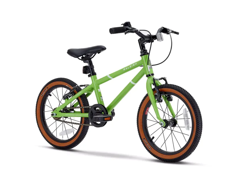 Raleigh Pop 16 Kids Bike in Green-1