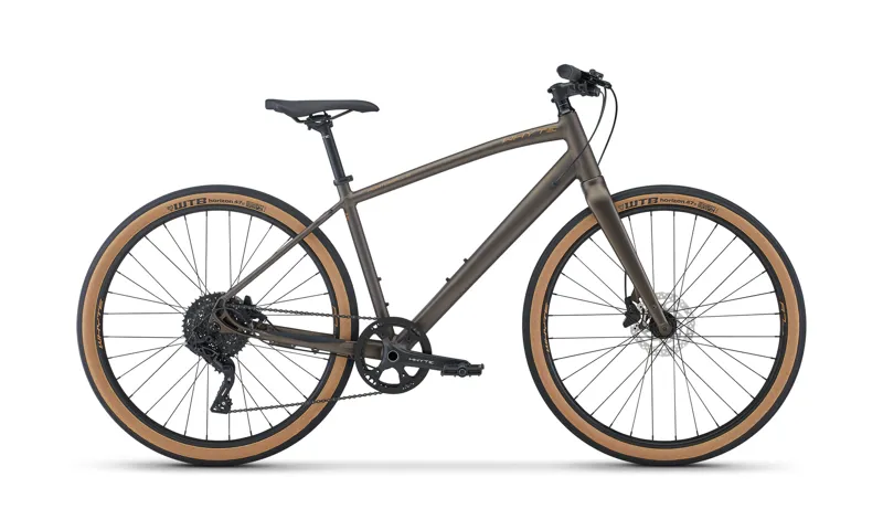 Whyte Portobello V4 Commuter Hybrid Bike in Matt Bronze/Copper Burnt Orange