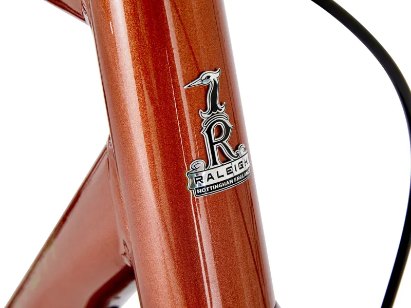 Raleigh Trace Urban Commuter Electric Bike - Copper/ Red-4