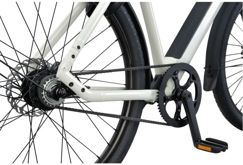 NEW - Raleigh ONE Smart City Electric Bike in Off White-5