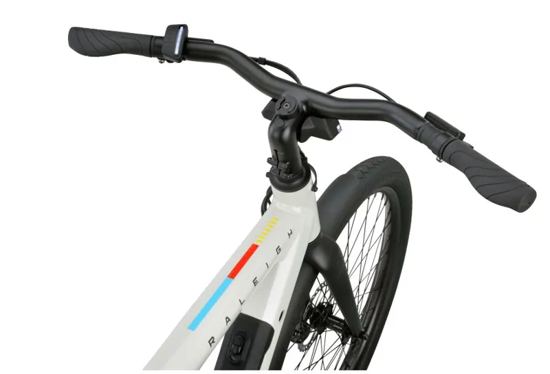 NEW - Raleigh ONE Smart City Electric Bike in Off White-13