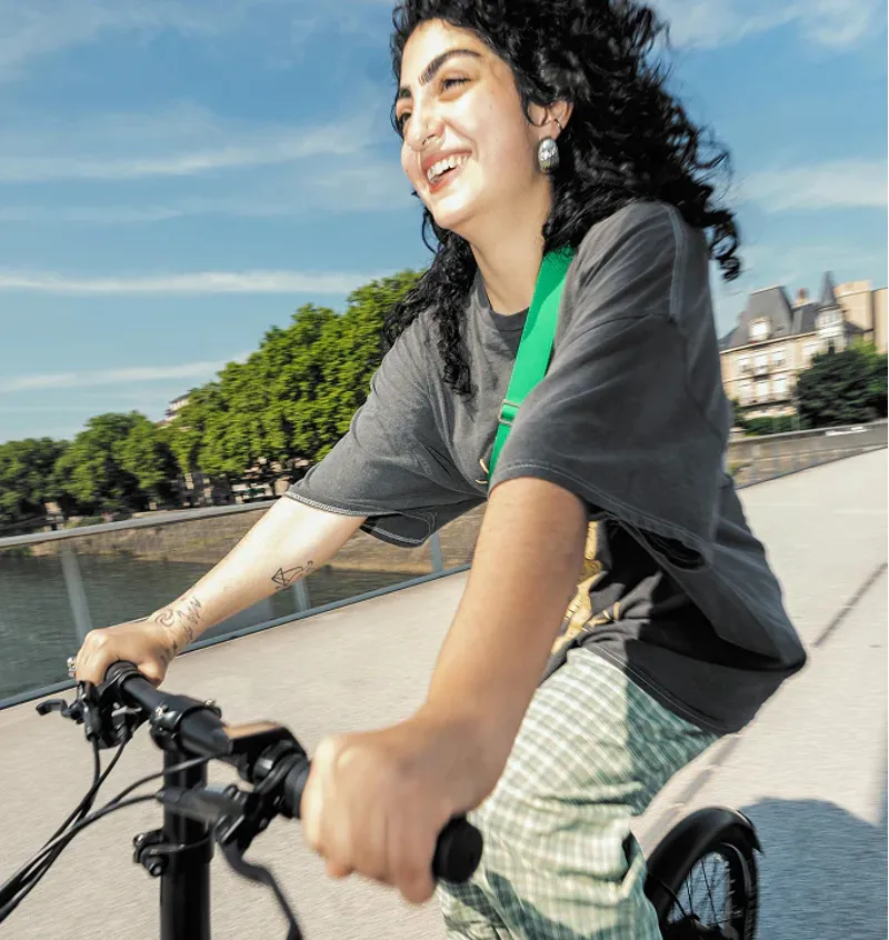 UTO OG20 inch Folding eBike in Satin Blue-8