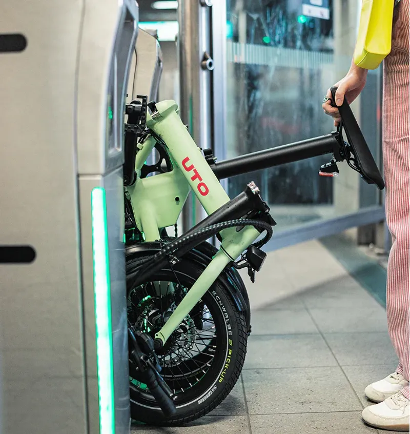 UTO OG16 inch Folding eBike in Onyx Black-12