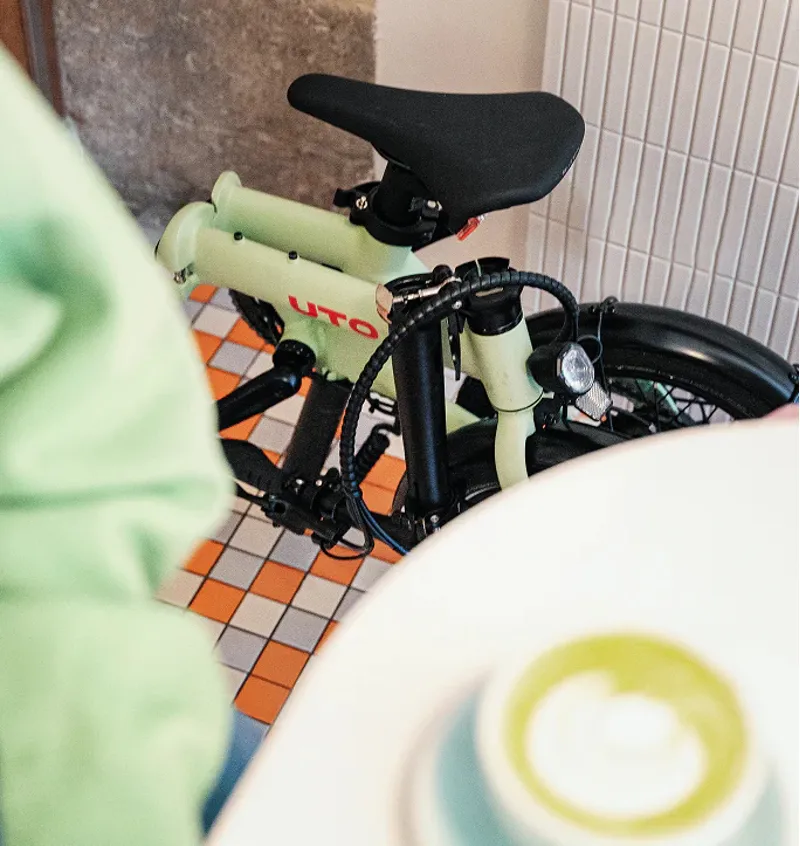 UTO OG16 inch Folding eBike in Desert Sand-13