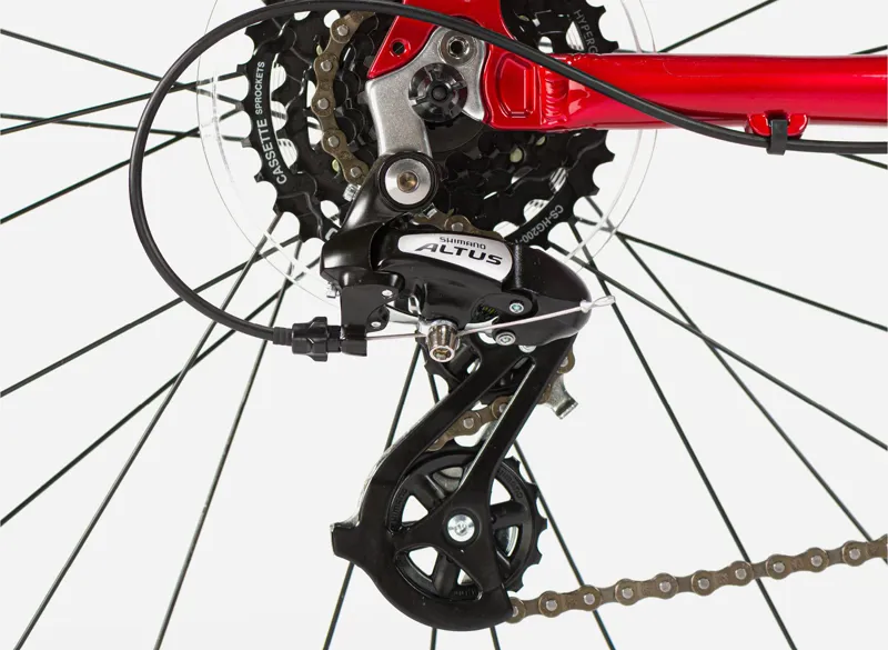 Lapierre Shaper 1.0  Hybrid Bike in Red-6