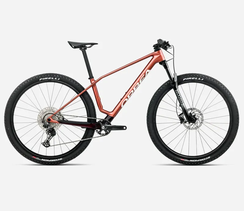 NEW - Orbea Alma M50 Mountain Bike in Mars Red Matt - Burgundy Red