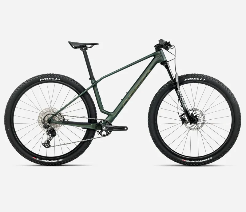 NEW - Orbea Alma M50 Mountain Bike in Seaweed Carbon View Matt