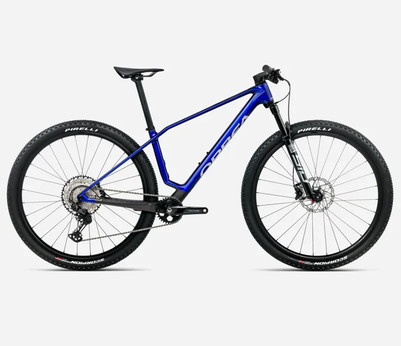 NEW - Orbea Alma M30 Mountain Bike in Blue - Carbon Raw Matt