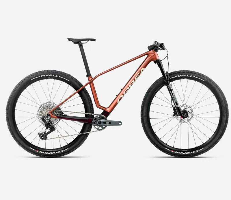 NEW - Orbea Alma M-PRO Mountain Bike in Mars Red Matt - Burgundy Red
