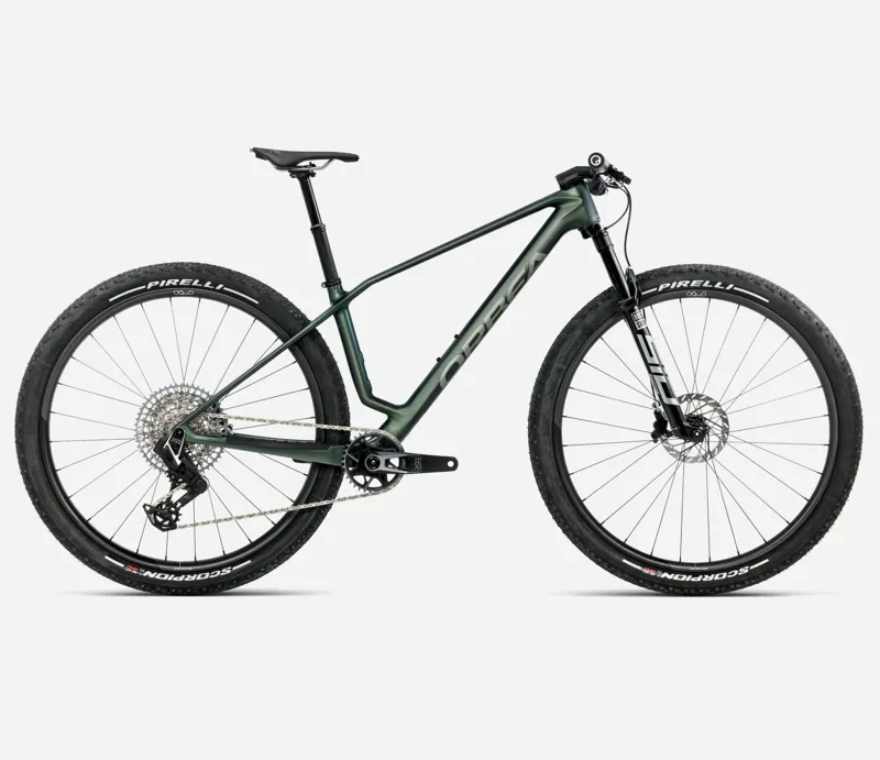 NEW - Orbea Alma M-Team AXS Mountain Bike in Seaweed Carbon View Matt