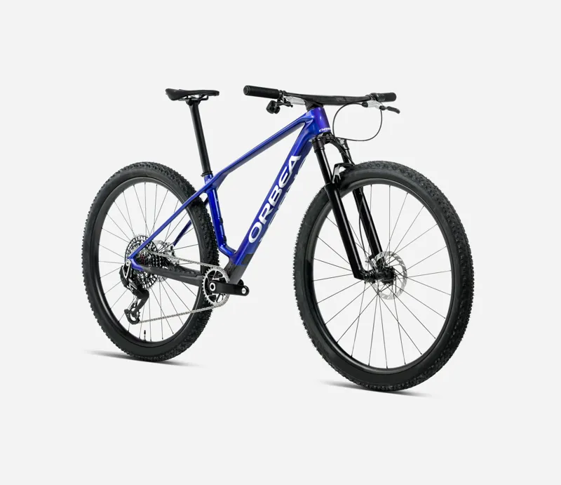 NEW - Orbea Alma M- Ltd Mountain Bike in Blue - Carbon Raw Matt-2