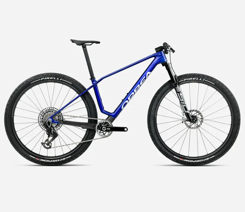 NEW - Orbea Alma M- Ltd Mountain Bike in Blue - Carbon Raw Matt