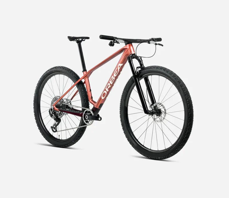 NEW - Orbea Alma M-Team AXS Mountain Bike in Mars Red Matt - Burgundy Red-2