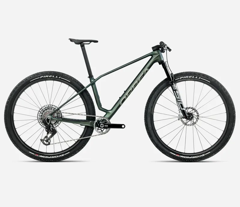 NEW - Orbea Alma M- Ltd Mountain Bike in Seaweed Carbon View Matt