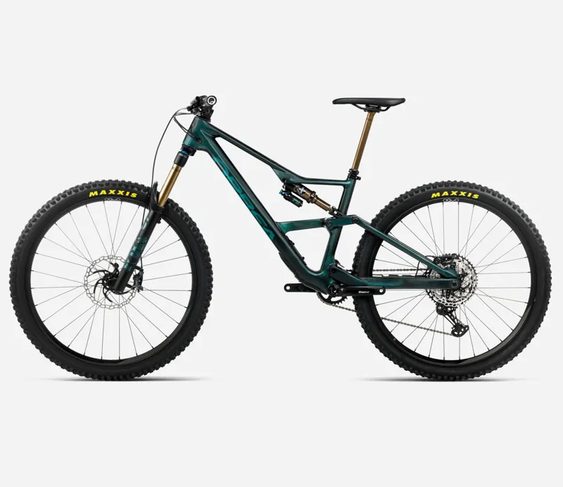 NEW - Occam Lt M-10 Mountain Bike in Escape Green - Carbon View-1