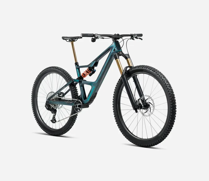 NEW - Occam Lt M-Team Mountain Bike in Escape Green - Carbon View-2