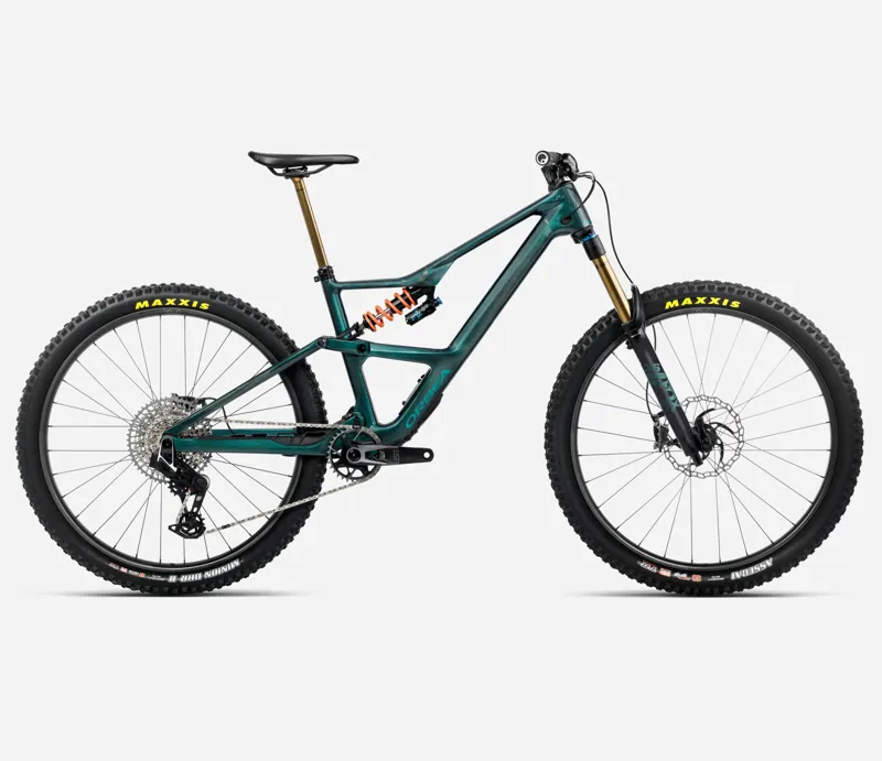 NEW - Occam Lt M-Team Mountain Bike in Escape Green - Carbon View