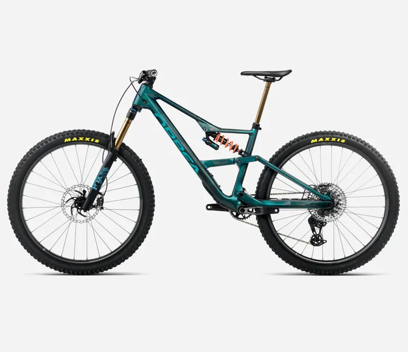 NEW - Occam Lt M-Team Mountain Bike in Escape Green - Carbon View-3