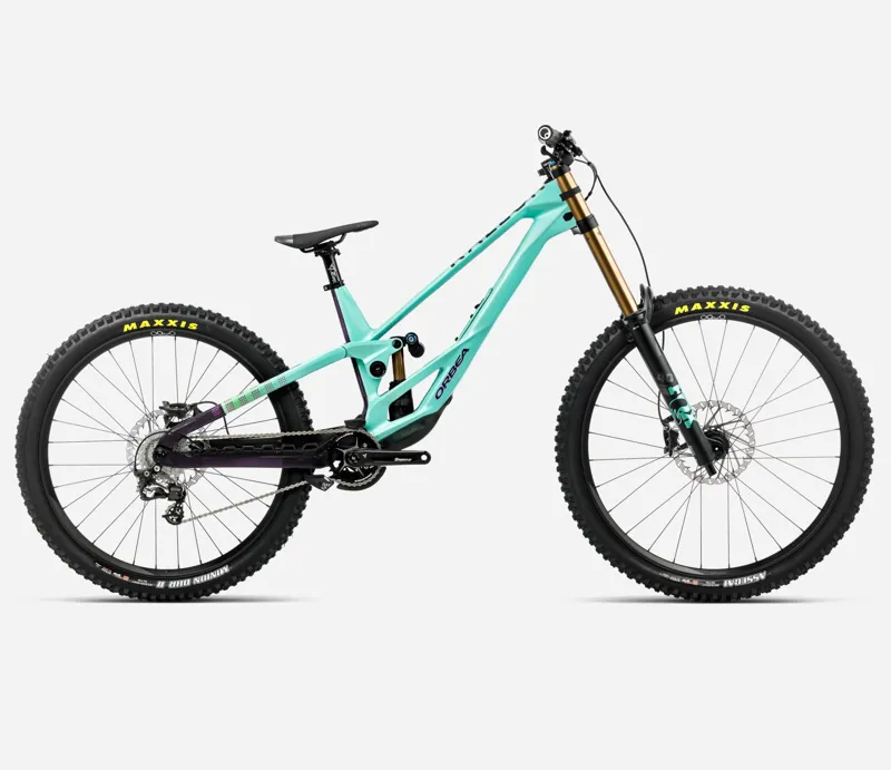 NEW - Orbea Rallon D- Ltd Mountain Bike in Aloha Green - Fantasy Purple Carbon View