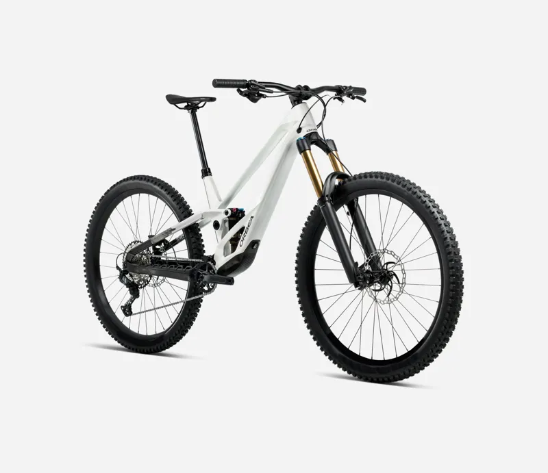 NEW - Orbea Rallon E- Team Mountain Bike in White Chic - Diamond Black-2