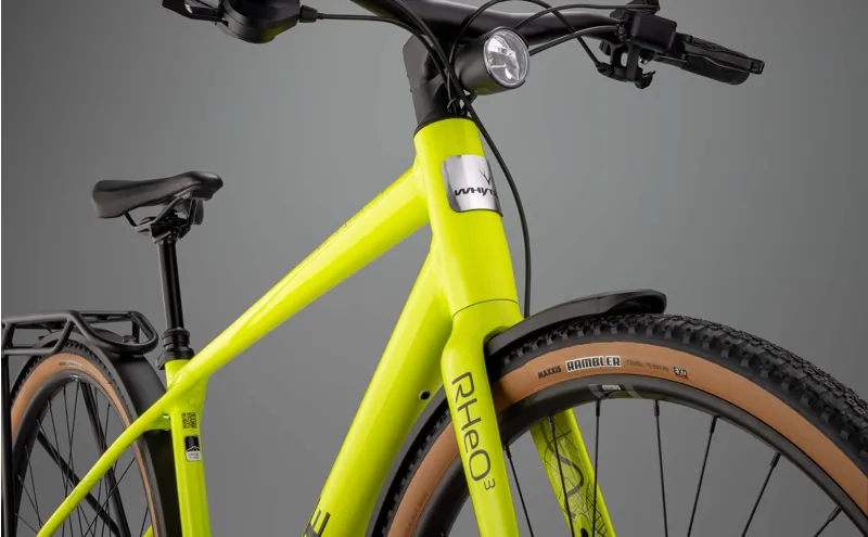 NEW - Whyte RHeO 3 eCity and Leisure Bike in Gloss Lime-4