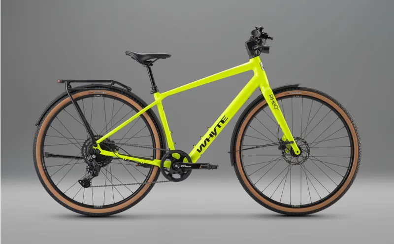 NEW - Whyte RHeO 3 eCity and Leisure Bike in Gloss Lime-1