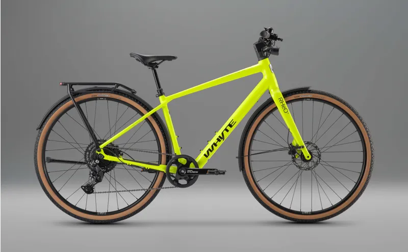 NEW - Whyte Rheo 3 eCity Hybrid eBike In Gloss Lime-1