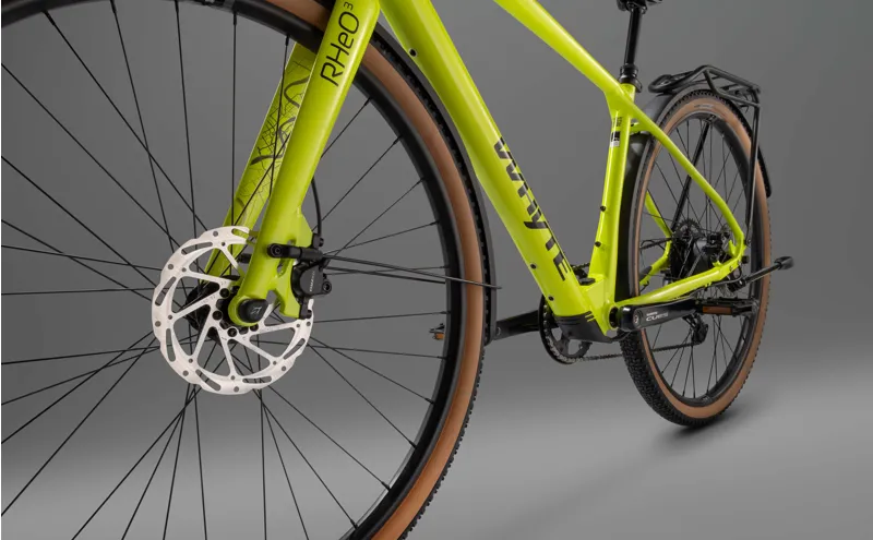 NEW - Whyte RHeO 3 eCity and Leisure Bike in Gloss Lime-5