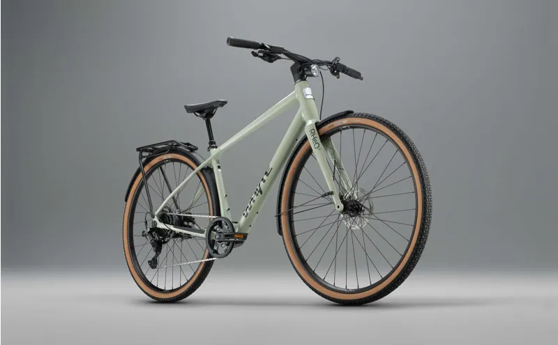 NEW - Whyte RHeO 3 eCity and Leisure Bike in Gloss Sage Green-2