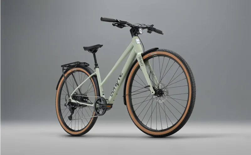 NEW - Whyte RHeO 3 ST eCity and Leisure eBike in Gloss Sage Green-2