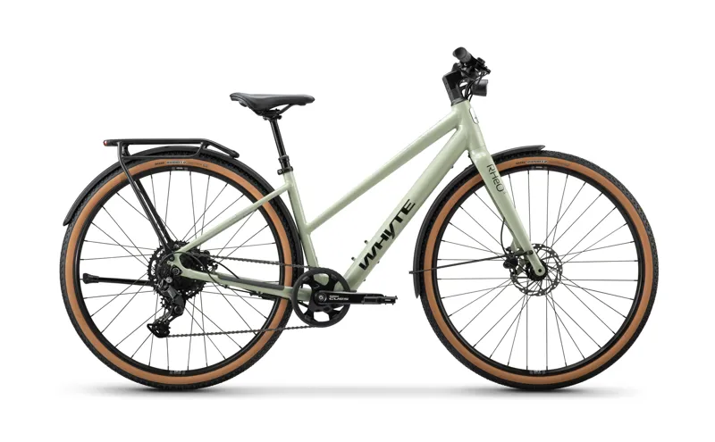 NEW - Whyte RHeO 3 ST eCity and Leisure eBike in Gloss Sage Green